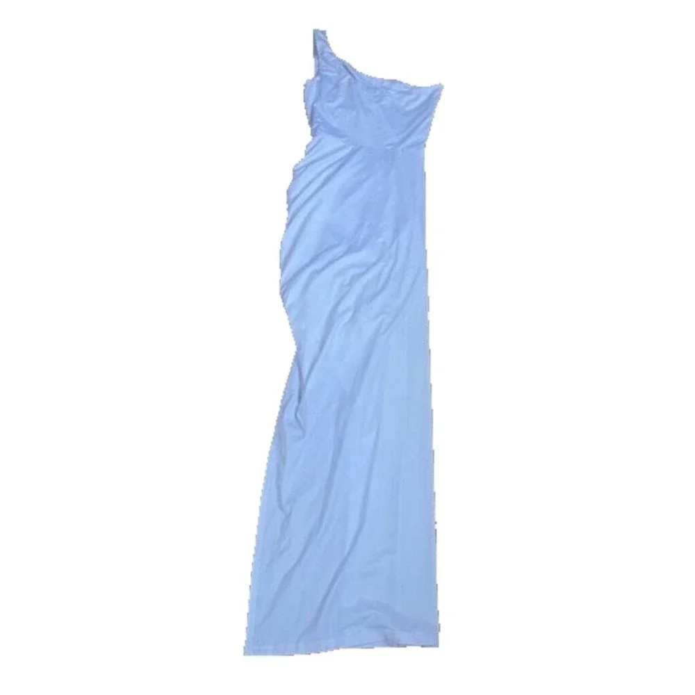 superdown XXS Alanie Maxi Dress One Shoulder Cut Out Maxi White NWOT MSRP $98
